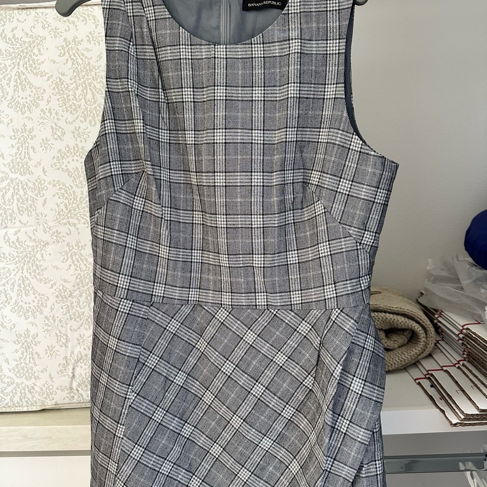 Banana republic plaid dress
